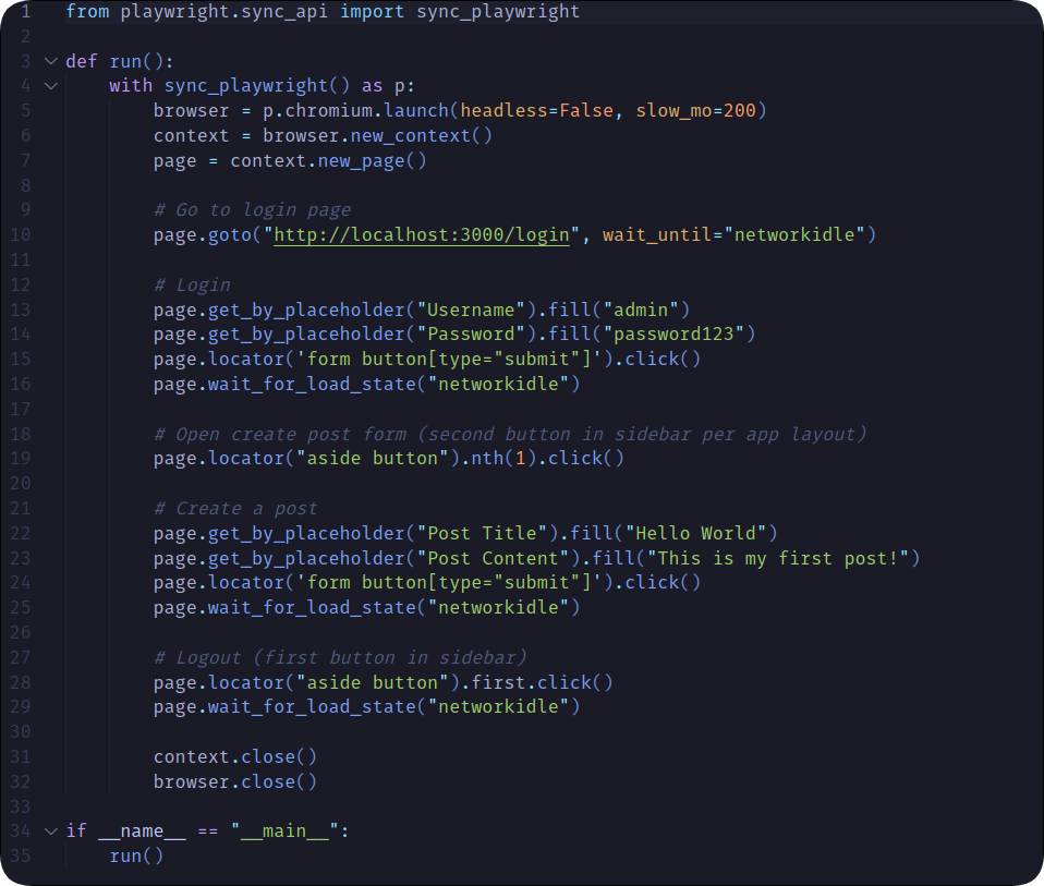 Export deterministic tests